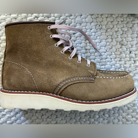 Redwing heritage moc boots in olive mojave - Picture 1 of 6